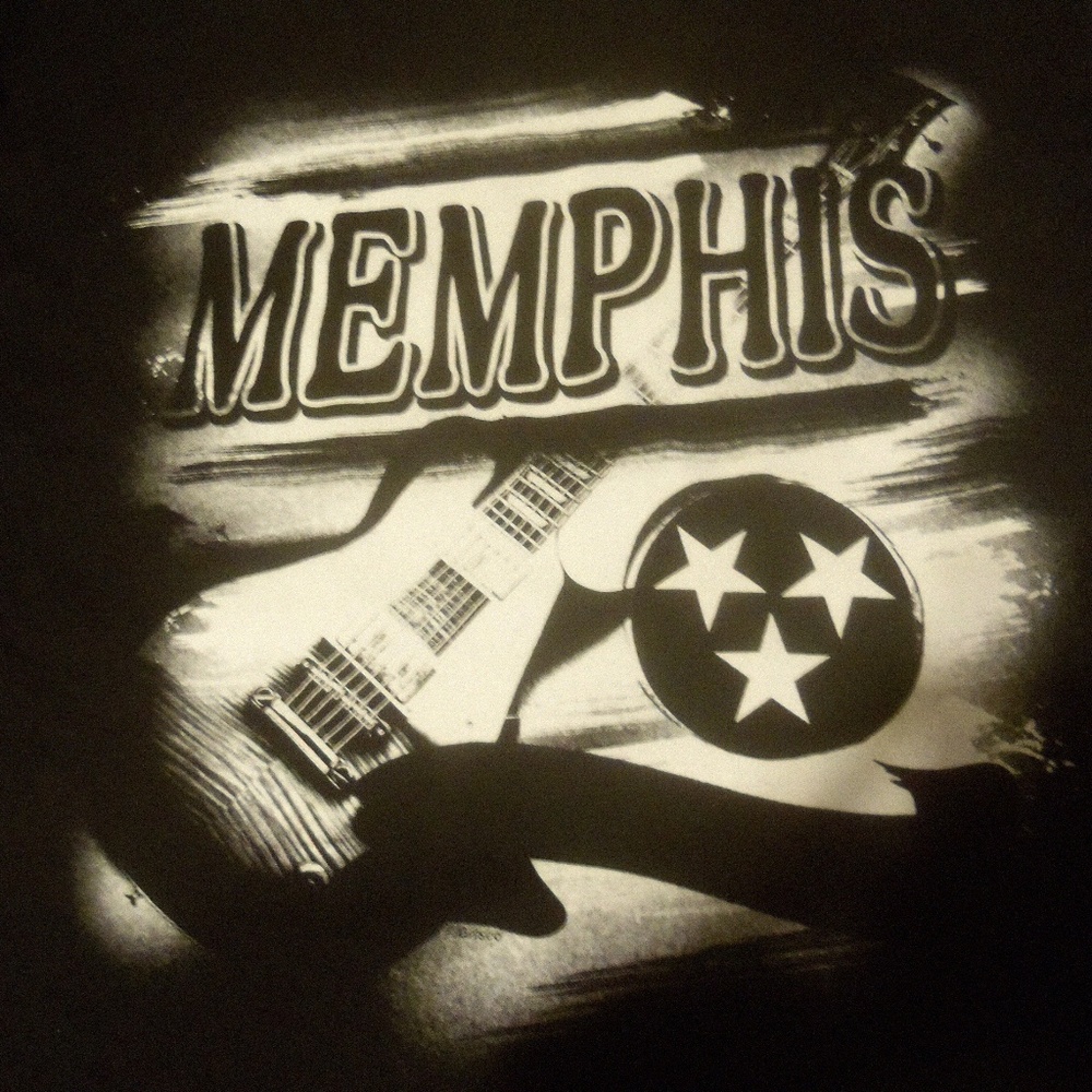 Memphis Guitar Tee Shirt